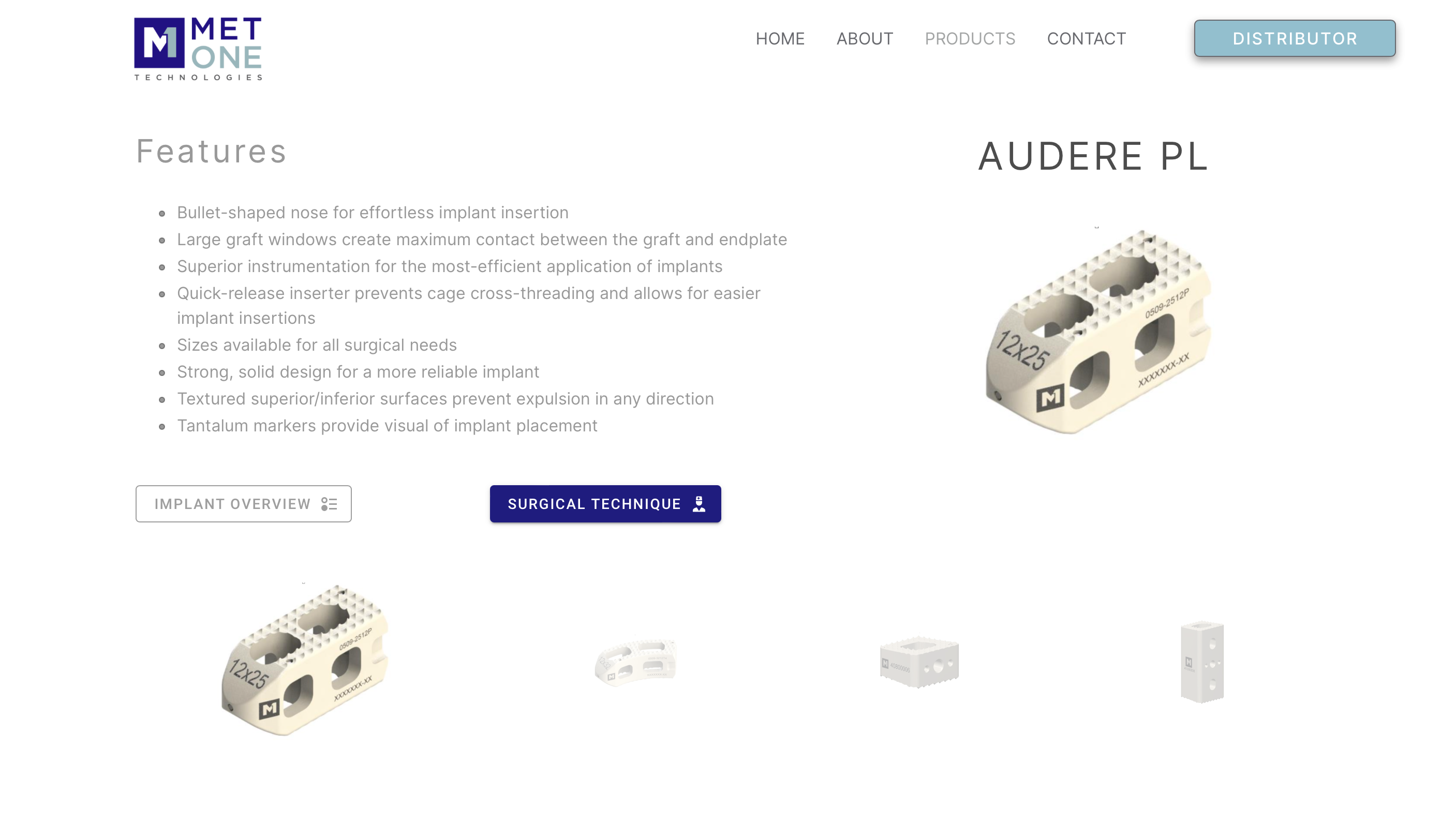 Medical Implant Website